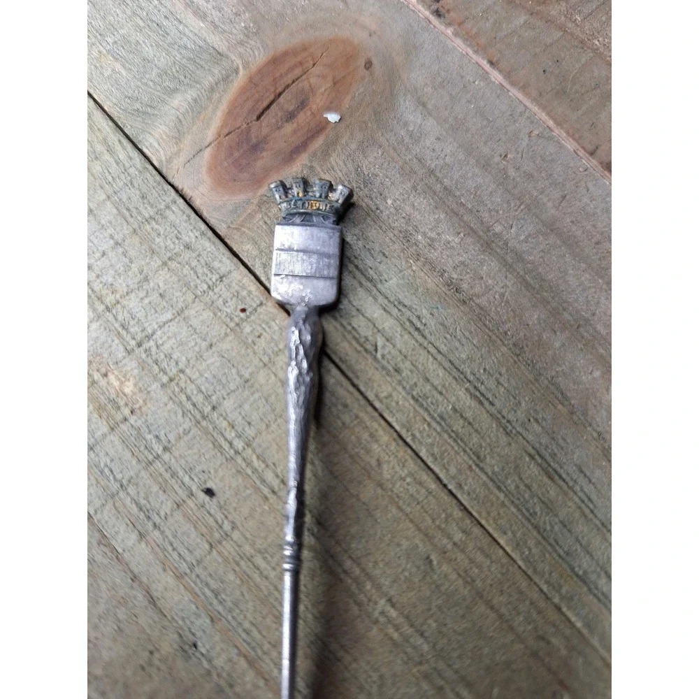 Vintage‎ Bethune Souvenir Spoon Engraved Bowl Crown Finial Silver Tone Collect